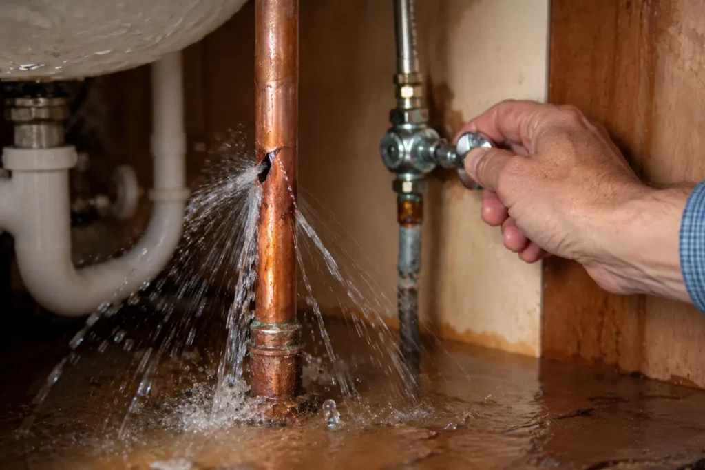 Burst Pipes in Charleston SC home
