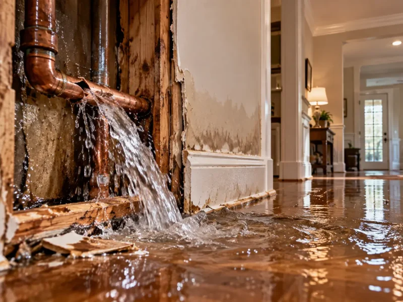 Burst Pipe Water Damage Charleston SC – Emergency Response and Restoration Guide